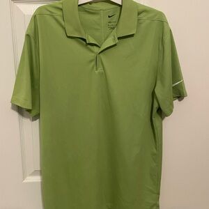 Nike Men's Lime Green Golf Polo Shirt